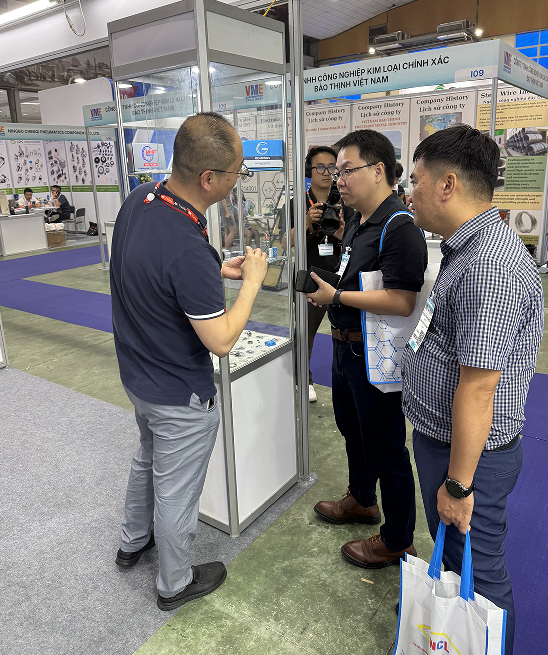 Wolee bearing booth 4 at Vietnam Manufacturing EXPO 2025
