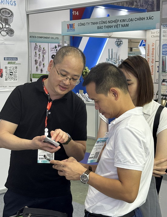 Wolee bearing booth 6 at Vietnam Manufacturing EXPO 2025